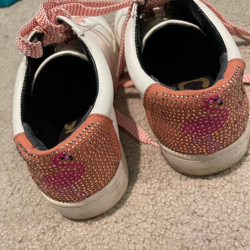 Flamingo tennis shoes